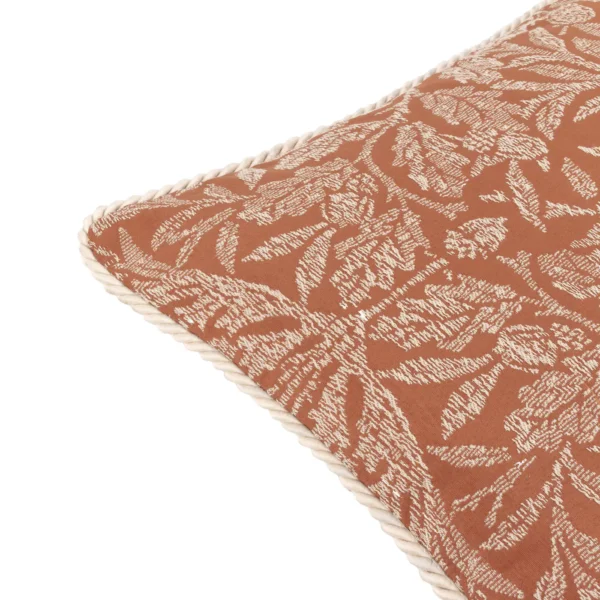 Acorn Tonal Jacquard 50cm Cushion - Brick from