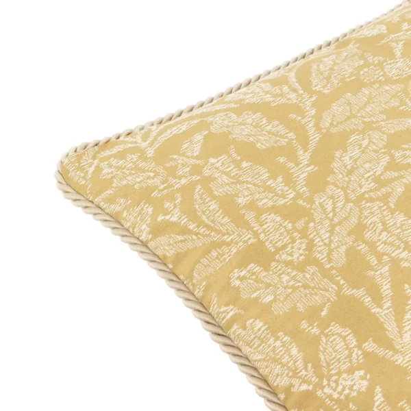 Acorn Tonal Jacquard 50cm Cushion - Gold by Acorn Tonal Jacquard 50cm Cushion - Gold from