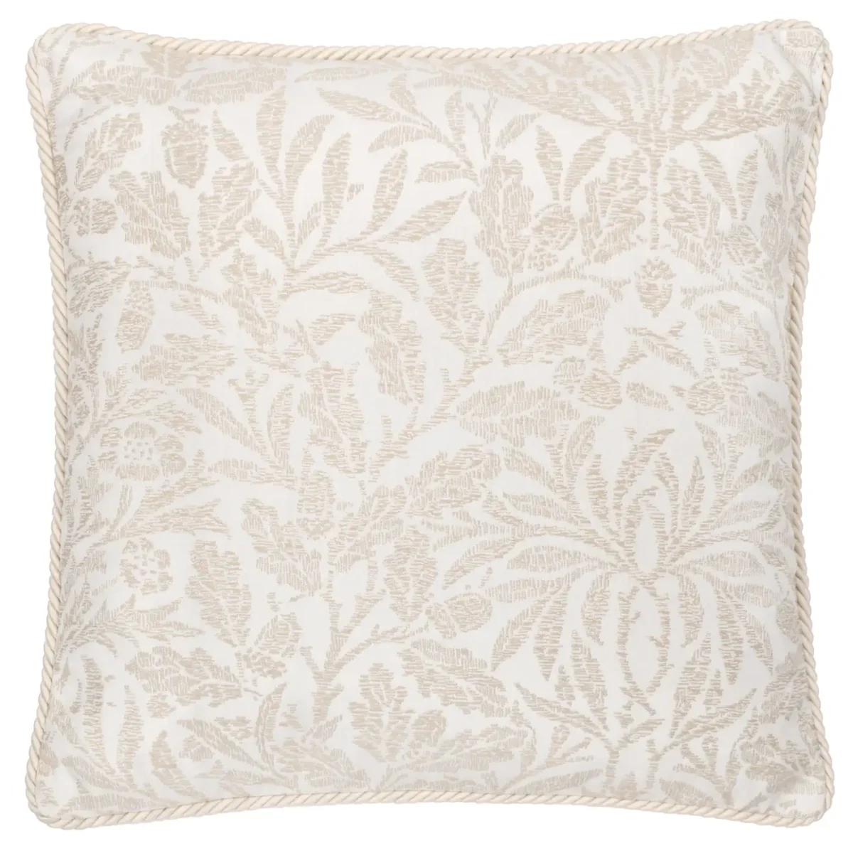 Acorn Tonal Jacquard 50cm Cushion - Ivory by Acorn Tonal Jacquard 50cm Cushion - Ivory from