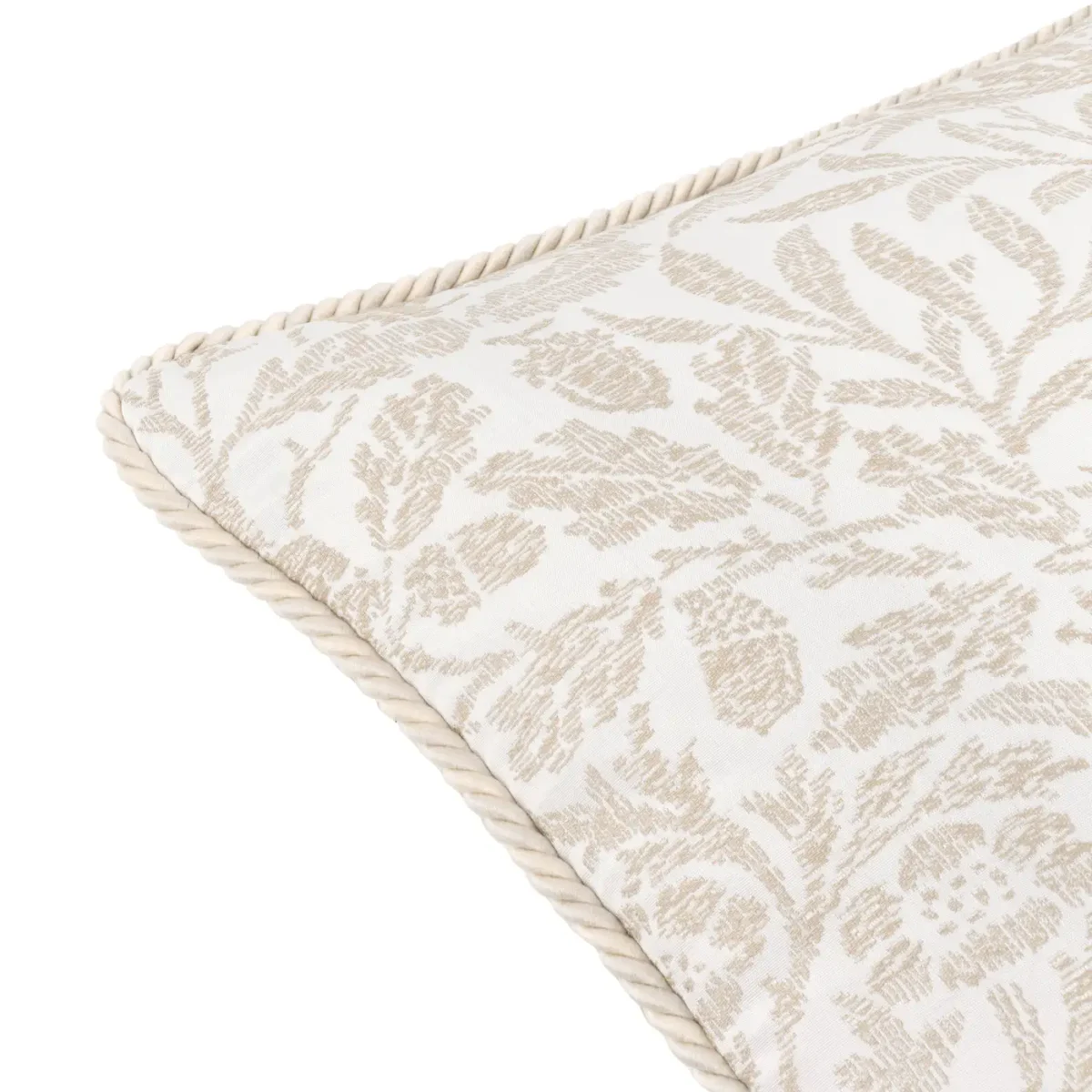 Acorn Tonal Jacquard 50cm Cushion - Ivory by Acorn Tonal Jacquard 50cm Cushion - Ivory from