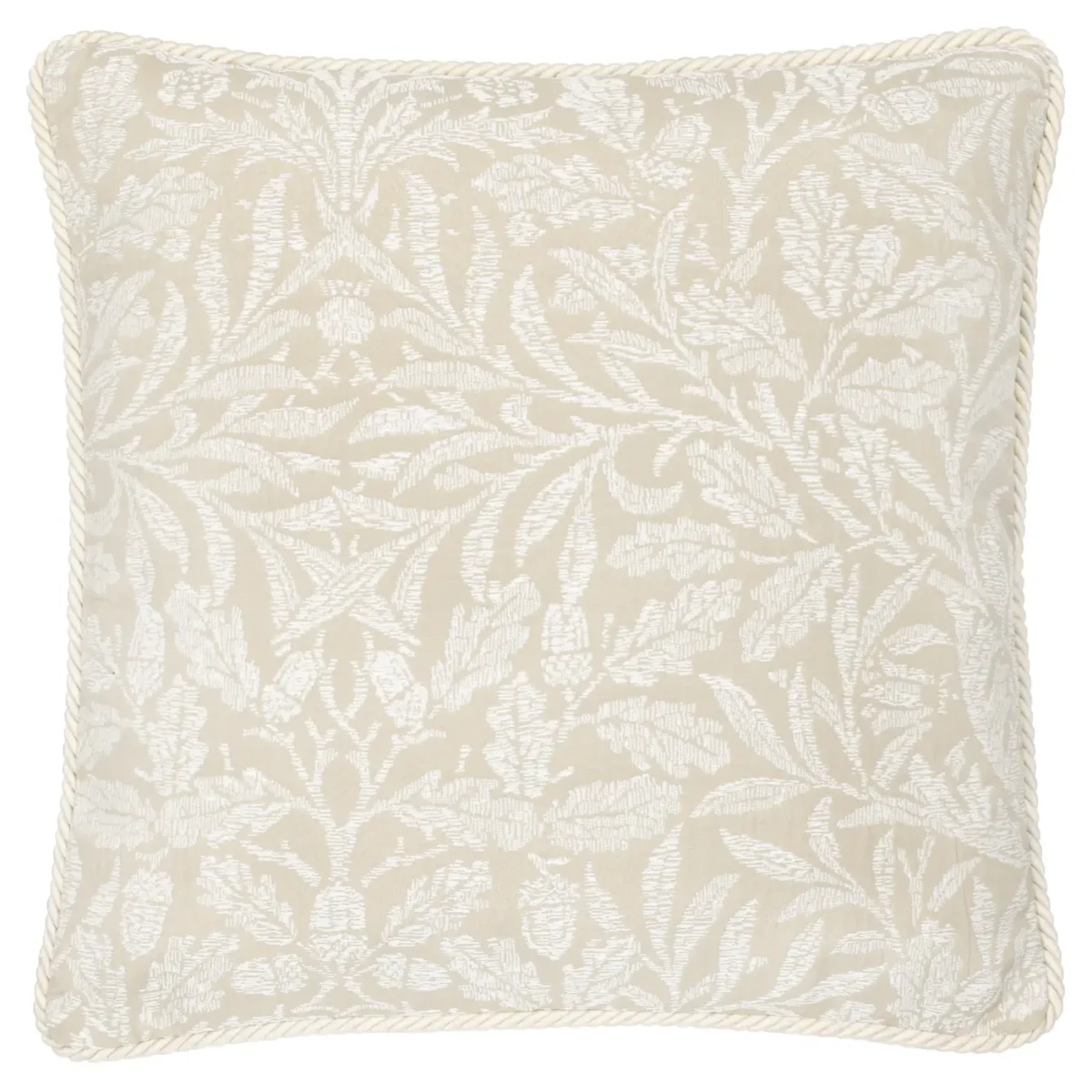 Acorn Tonal Jacquard 50cm Cushion - Linen from