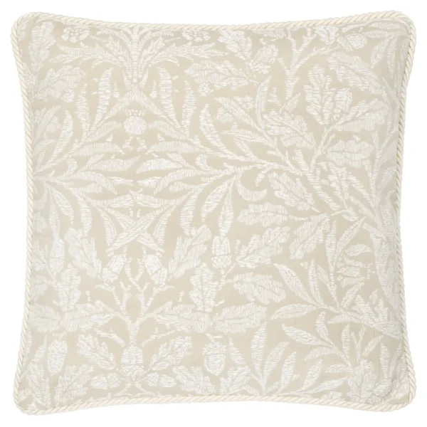 Acorn Tonal Jacquard 50cm Cushion - Linen from