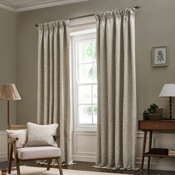 Acorn Tonal Jacquard 50cm Cushion - Linen from
