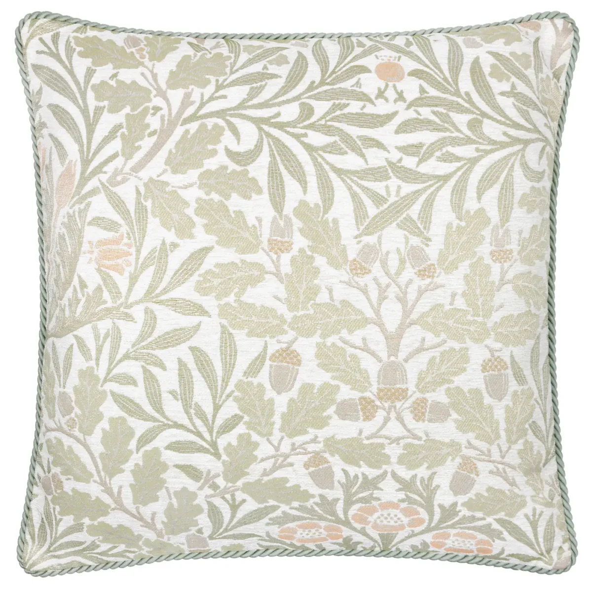 Acorn Multi Jacquard 55Cm Cushion - Stone / Sage by Acorn Multi Jacquard 55Cm Cushion - Stone / Sage from