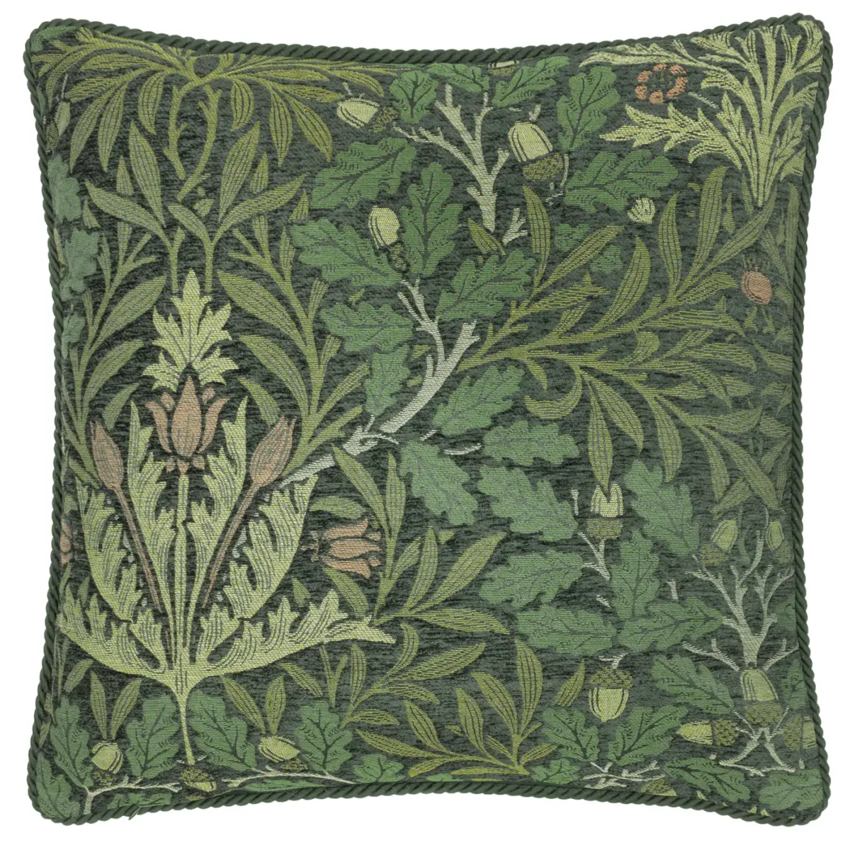 Acorn Multi Jacquard 55Cm Cushion - Thyme / Forest by Acorn Multi Jacquard 55Cm Cushion - Thyme / Forest from