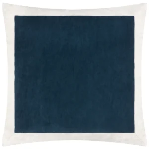 Auden Linen Velvet 50cm Cushion - Indigo