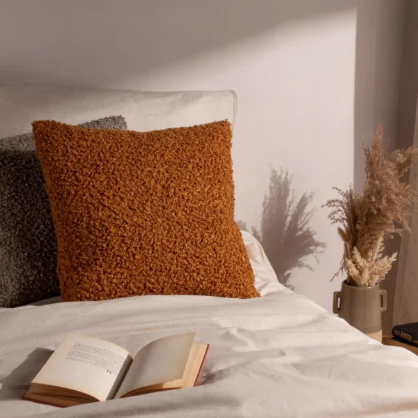 Cabu Chunky Boucle 45cm Cushion - Ginger by Cabu Chunky Boucle 45cm Cushion - Ginger from