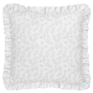 Chloe Ruffle 50cm Cushion - Soft White