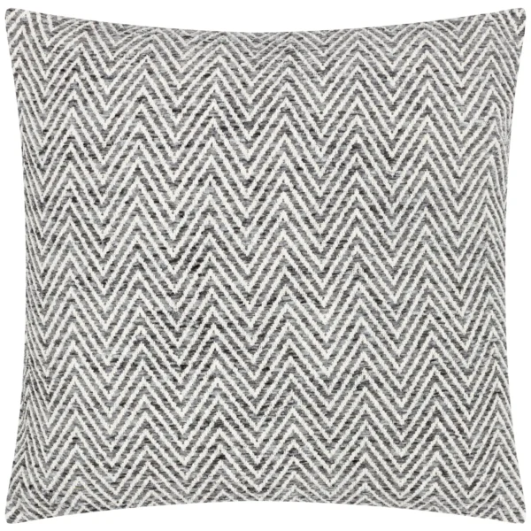 Croft Twill Woven 50cm Cushion - Charcoal from