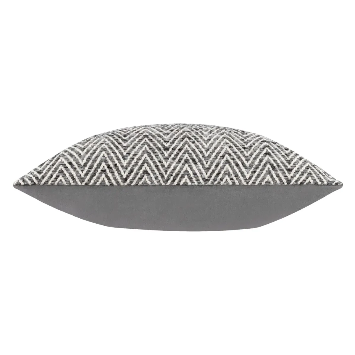 Croft Twill Woven 50cm Cushion - Charcoal by Croft Twill Woven 50cm Cushion - Charcoal from