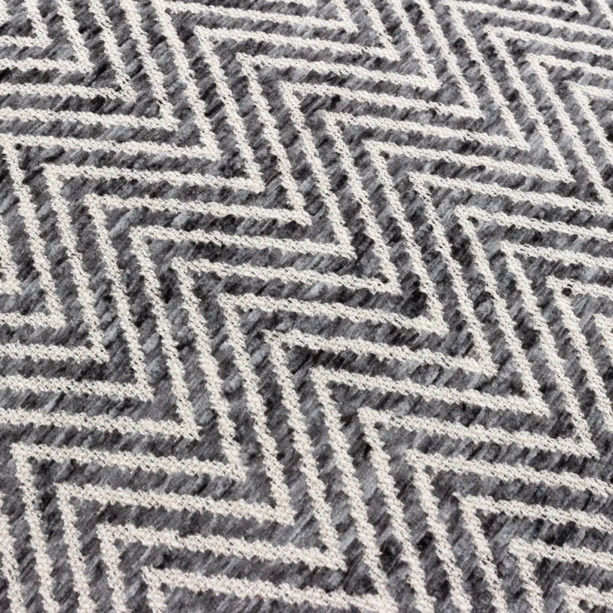 Croft Twill Woven 50cm Cushion - Charcoal by Croft Twill Woven 50cm Cushion - Charcoal from