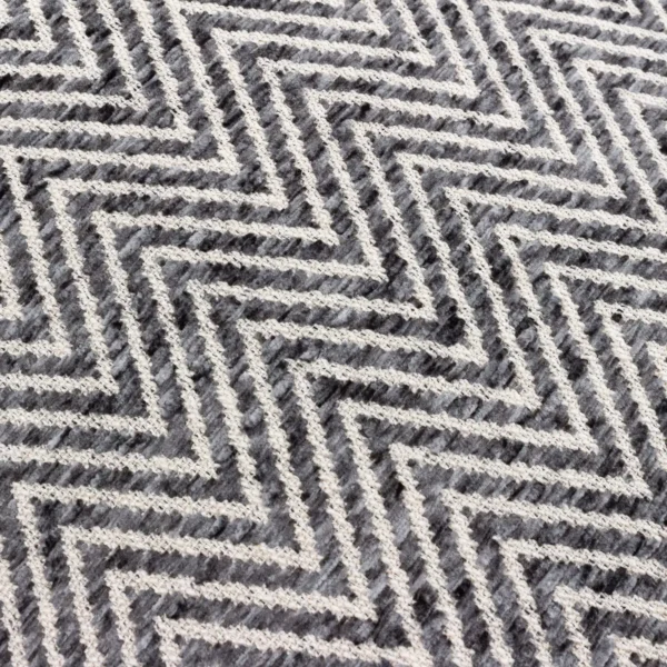 Croft Twill Woven 50cm Cushion - Charcoal from
