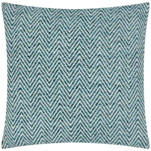 Croft Twill Woven 50cm Cushion - Teal