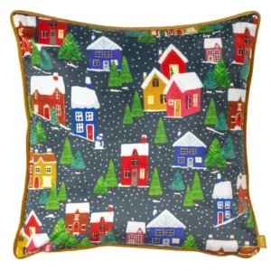 Christmas Together Twilight Town 43cm Cushion - Multi