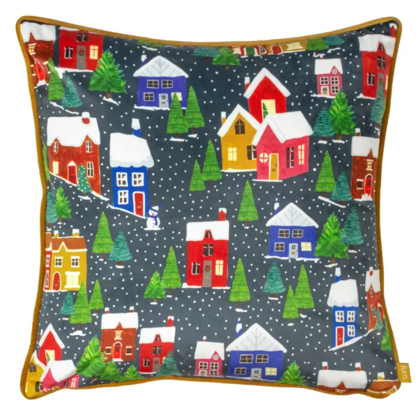Christmas Together Twilight Town 43cm Cushion - Multi from