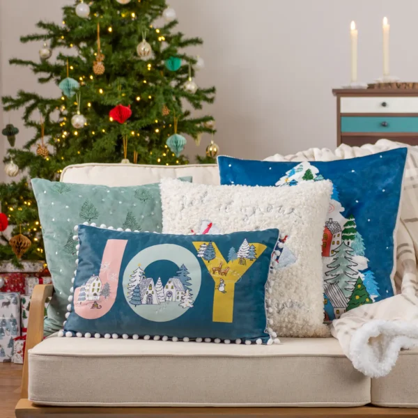 Christmas Together Snow Angels 43cm Cushion - Snow by Christmas Together Snow Angels 43cm Cushion - Snow from