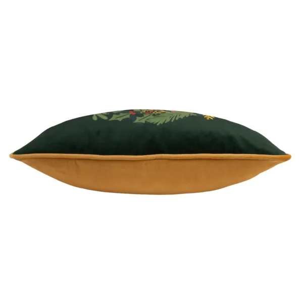 Deck The Halls 43cm Cushion - Pine Green by Deck The Halls 43cm Cushion - Pine Green from
