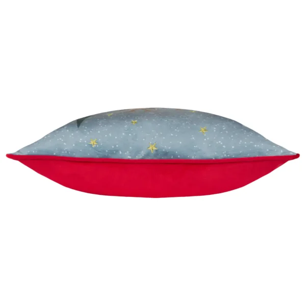 Ditsy Festive Reindeer 45cm Cushion - Slate Blue by Ditsy Festive Reindeer 45cm Cushion - Slate Blue from