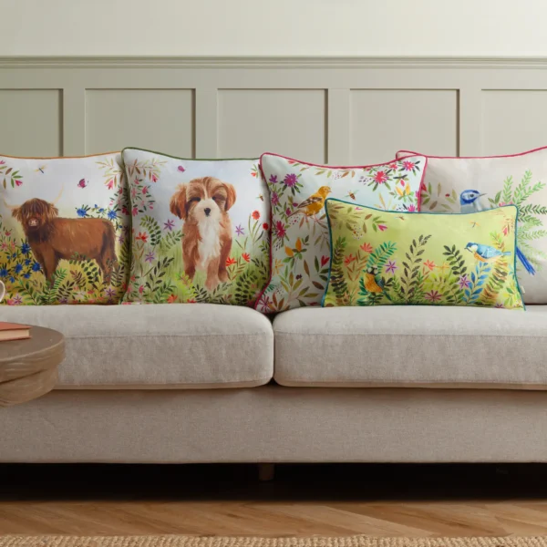 Daisy Hill Agnes 45Cm Cushion - Multi / Tan by Daisy Hill Agnes 45Cm Cushion - Multi / Tan from