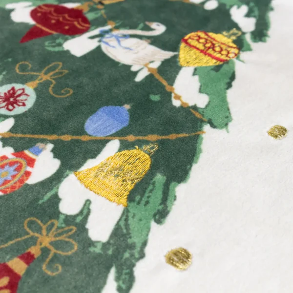 Deck The Halls Tree 43cm Cushion - Ivory by Deck The Halls Tree 43cm Cushion - Ivory from