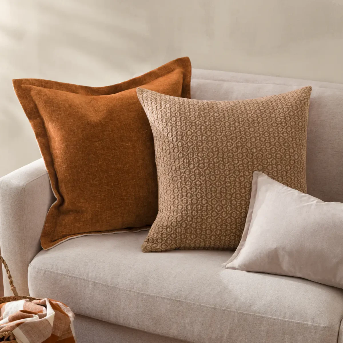 Dune Chenille 50cm Cushion Case - Pecan by Dune Chenille 50cm Cushion Case - Pecan from
