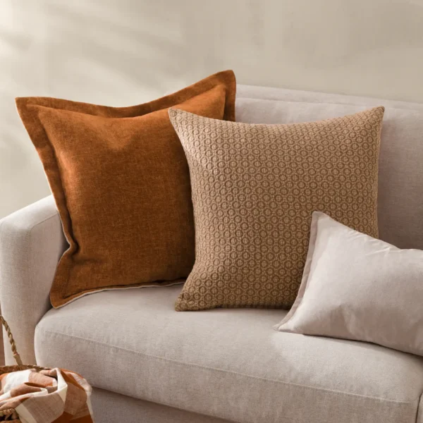 Dune Chenille 50cm Cushion Case - Pecan by Dune Chenille 50cm Cushion Case - Pecan from