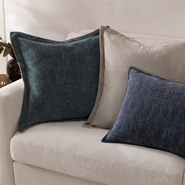 Dune Chenille 50cm Cushion Case - Slate from