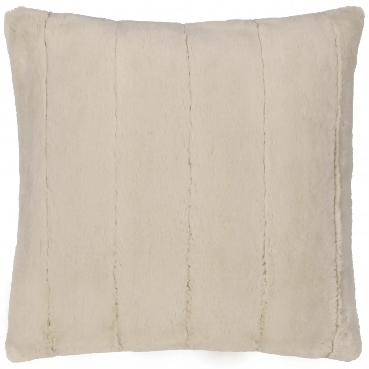 Empress Faux Fur 45cm Cushion - Oatmeal from