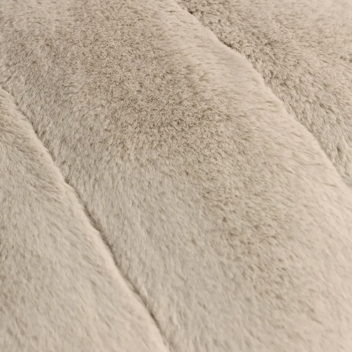 Empress Faux Fur 45cm Cushion - Oatmeal from