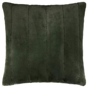 Empress Faux Fur 45cm Cushion - Pine
