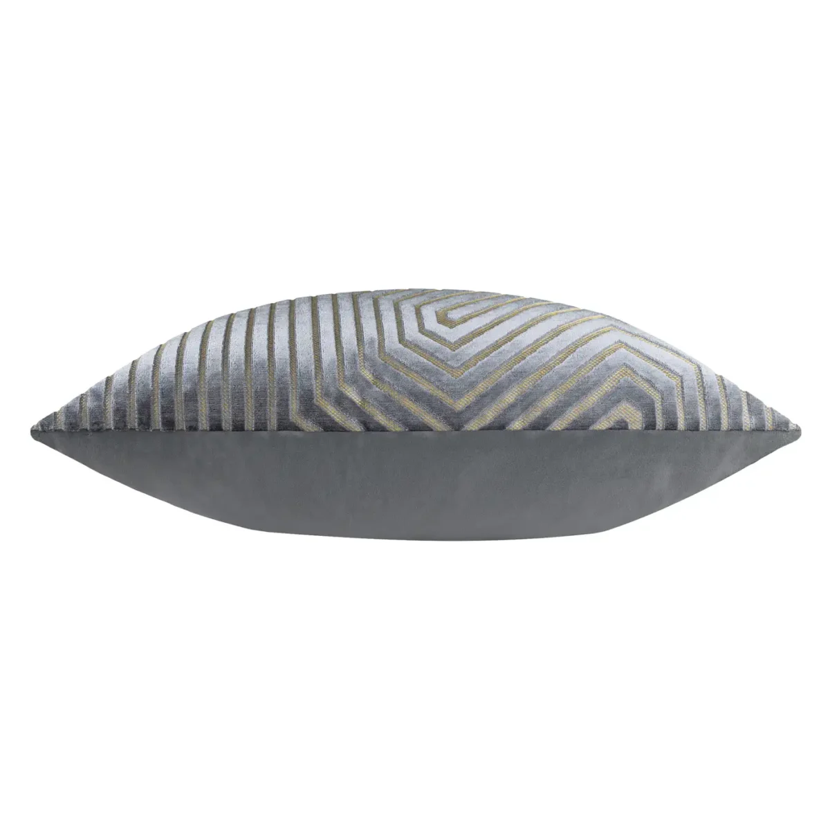 Evoke Cut Velvet 55cm Cushion - Charcoal from