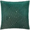 Emerald Velvet Cushion - Evoke Cut Velvet 55cm Cushion – Emerald