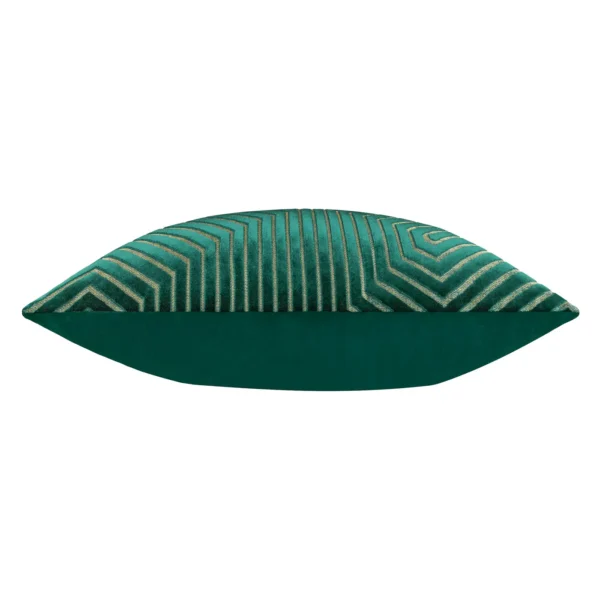 Evoke Cut Velvet 55cm Cushion - Emerald by Evoke Cut Velvet 55cm Cushion - Emerald from