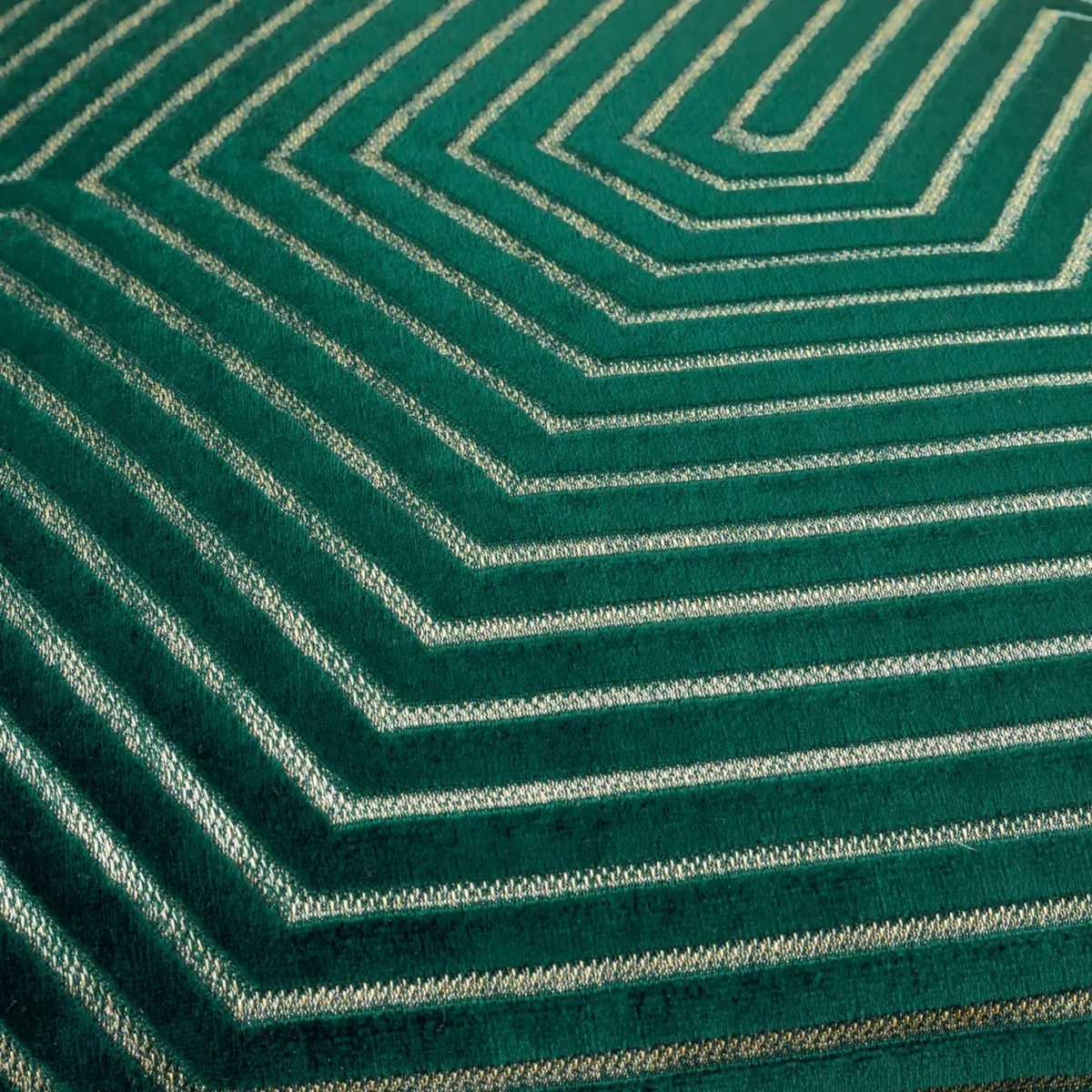 Evoke Cut Velvet 55cm Cushion - Emerald by Evoke Cut Velvet 55cm Cushion - Emerald from