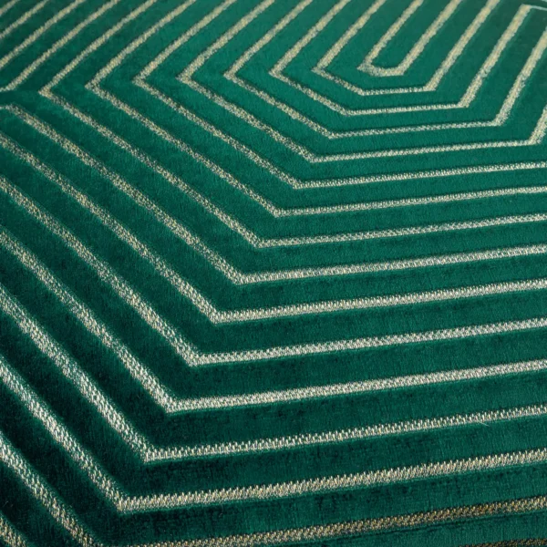 Evoke Cut Velvet 55cm Cushion - Emerald by Evoke Cut Velvet 55cm Cushion - Emerald from