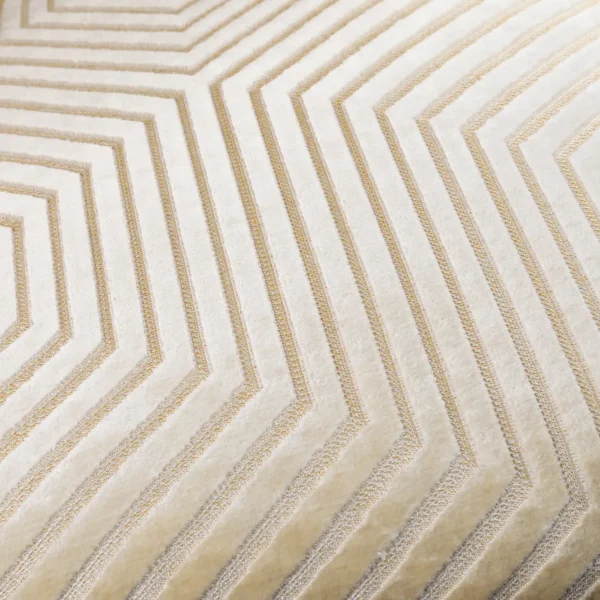 Evoke Cut Velvet 55cm Cushion - Ivory by Evoke Cut Velvet 55cm Cushion - Ivory from