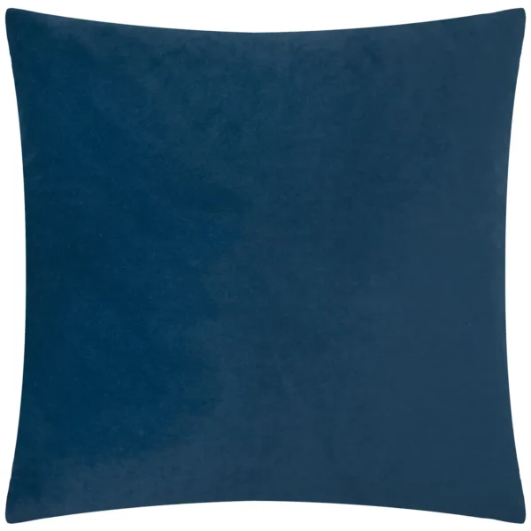 Evoke Cut Velvet 55cm Cushion - Navy by Evoke Cut Velvet 55cm Cushion - Navy from
