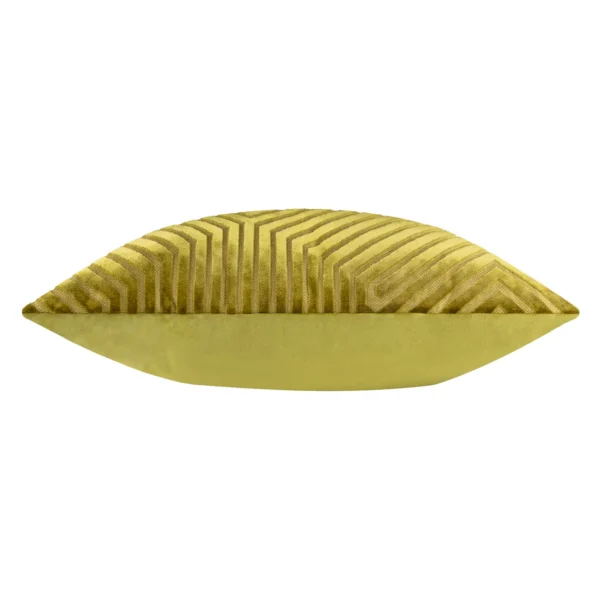 Evoke Cut Velvet 55cm Cushion - Olive by Evoke Cut Velvet 55cm Cushion - Olive from