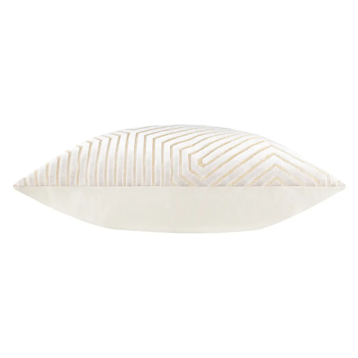 Evoke Cut Velvet 55cm Cushion - Oyster by Evoke Cut Velvet 55cm Cushion - Oyster from