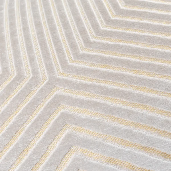 Evoke Cut Velvet 55cm Cushion - Oyster from