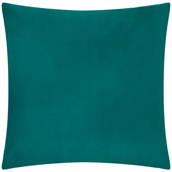Evoke Cut Velvet 55cm Cushion - Teal by Evoke Cut Velvet 55cm Cushion - Teal from