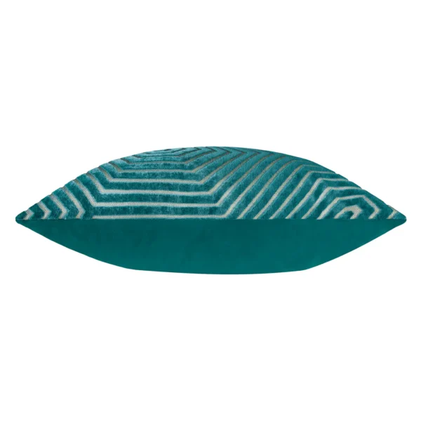 Evoke Cut Velvet 55cm Cushion - Teal by Evoke Cut Velvet 55cm Cushion - Teal from