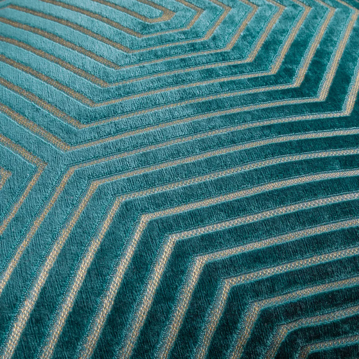 Evoke Cut Velvet 55cm Cushion - Teal by Evoke Cut Velvet 55cm Cushion - Teal from