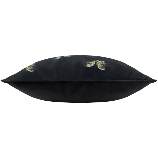 Guilded Palms Embroidered 45cm Cushion - Black by Guilded Palms Embroidered 45cm Cushion - Black from