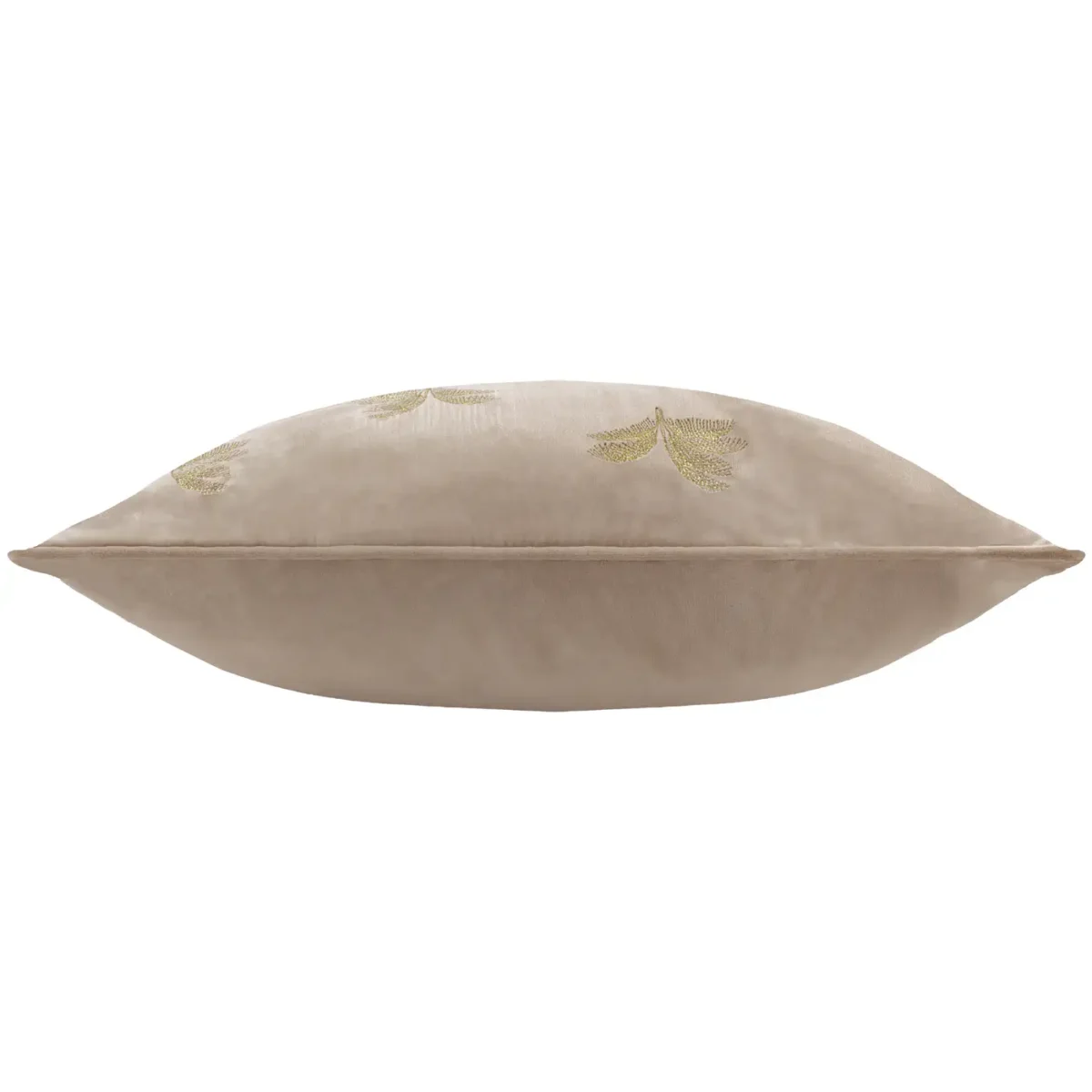 Guilded Palms Embroidered 45cm Cushion - Mink from