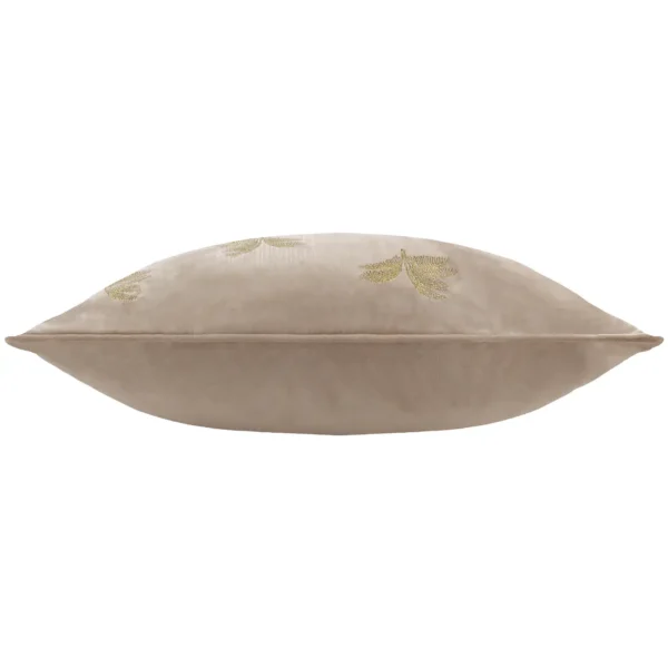 Guilded Palms Embroidered 45cm Cushion - Mink by Guilded Palms Embroidered 45cm Cushion - Mink from