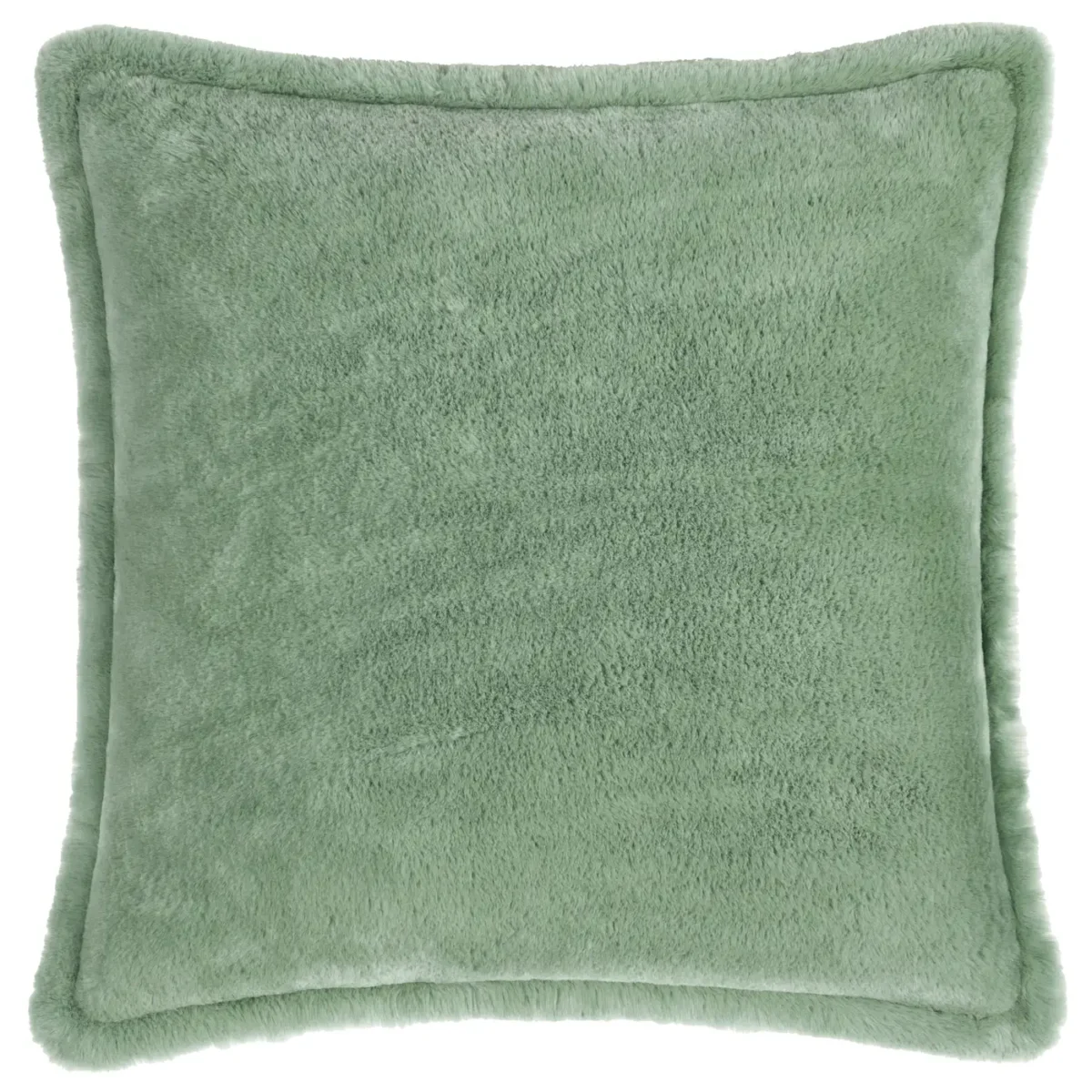 Kallu Faux Fur 45cm Cushion - Frost Green by Kallu Faux Fur 45cm Cushion - Frost Green from