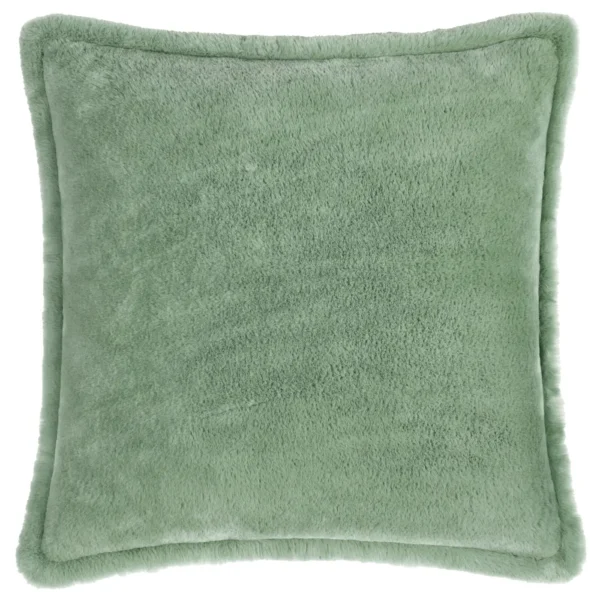 Kallu Faux Fur 45cm Cushion - Frost Green from