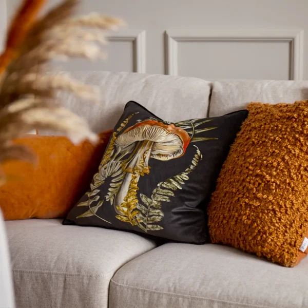 Kielder Forest Hatfield 43cm Cushion - Black from