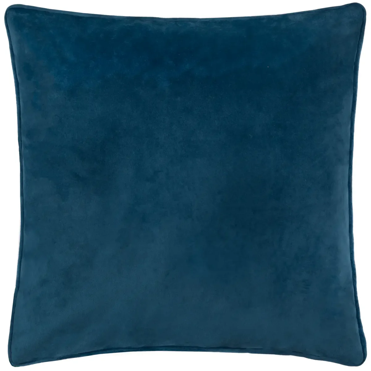 Koi Pond Embroidery Velvet 50cm Cushion Navy from